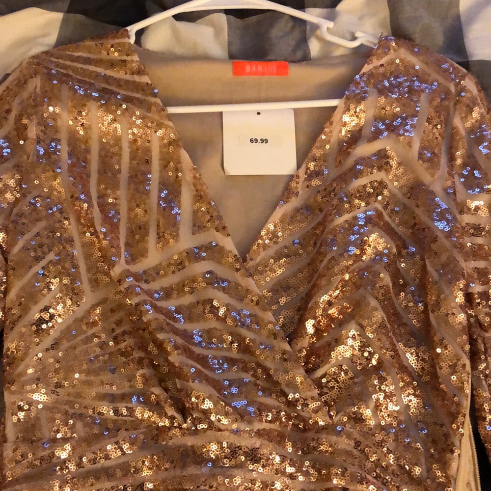 Femi gold sequined dress